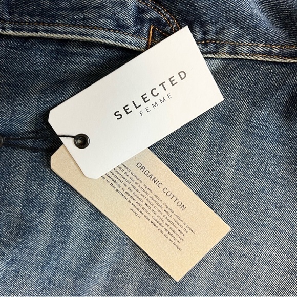 NWT Selected Femme Mom Fit Jean - Picture 8 of 11